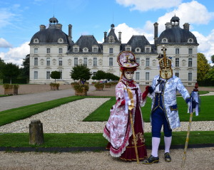 Domique et Christophe Guillaume au château de Cheverny
