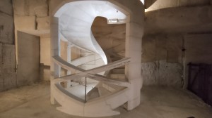 L'Escalier de l'Ascension, un chef-d'oeuvre monumental réalisé par environ 60 membres de l'Unios Compagnonique des Devoirs Unis